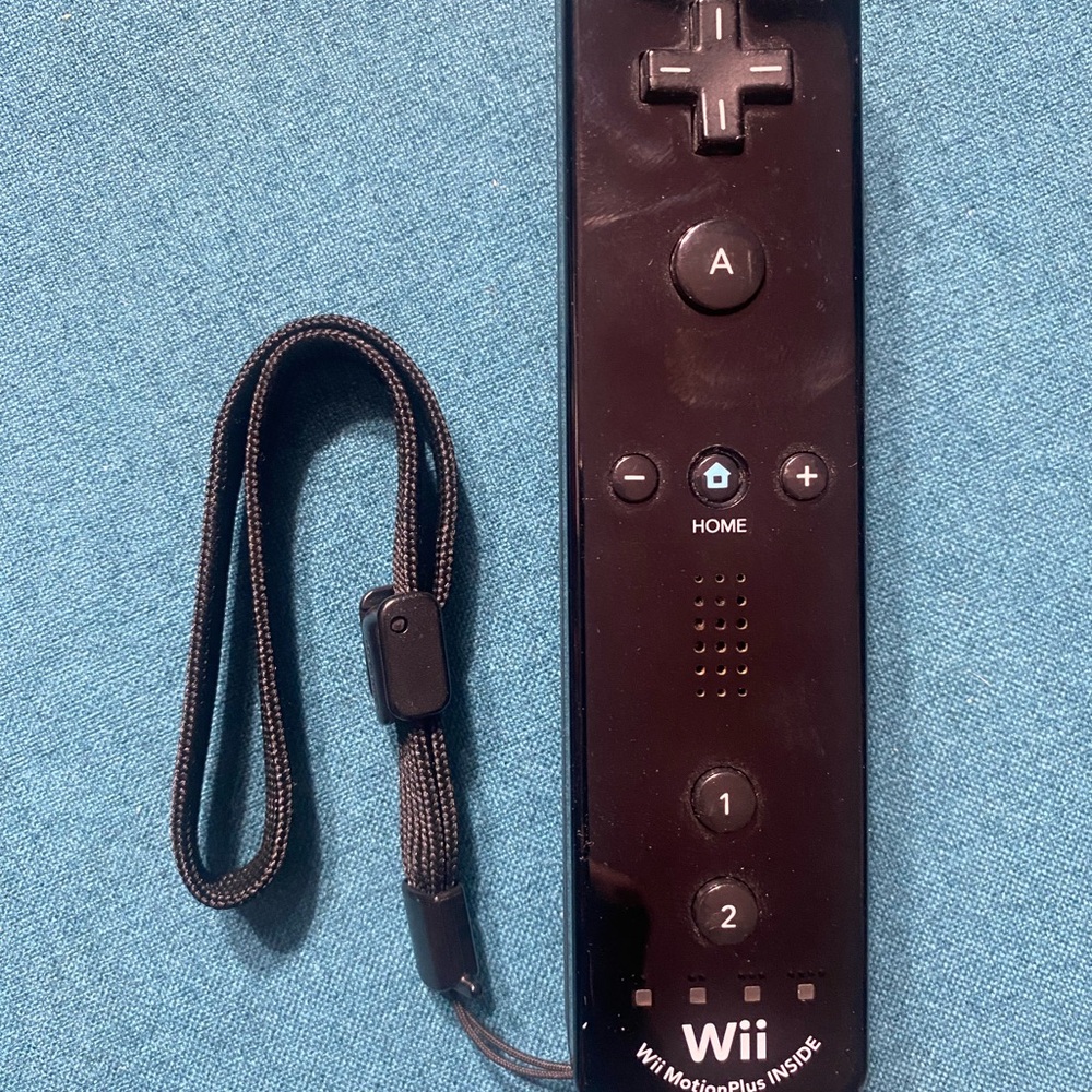 Black Nintendo Wii Motion Remote Controller